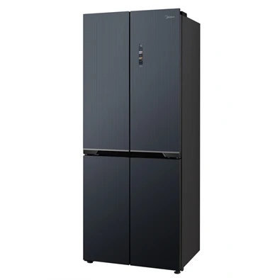 Midea MDRM587BIE70 inox, négyajtós, Hűtő:276L, Fagyasztó:150L, No frost hűtőszekrény