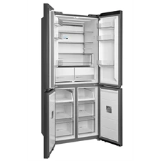 Midea MDRM587BIE70 inox, négyajtós, Hűtő:276L, Fagyasztó:150L, No frost hűtőszekrény