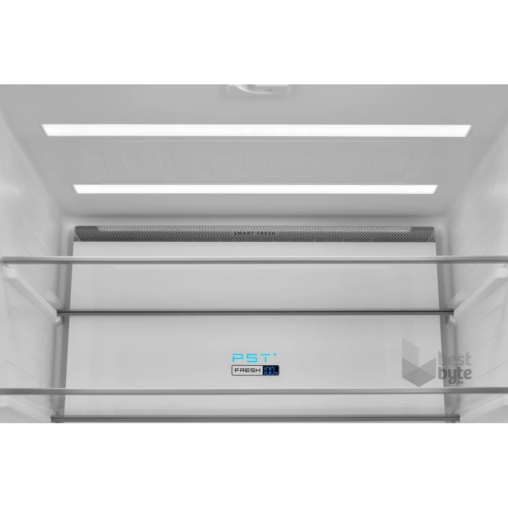 Midea MDRM587BIE70 inox, négyajtós, Hűtő:276L, Fagyasztó:150L, No frost hűtőszekrény
