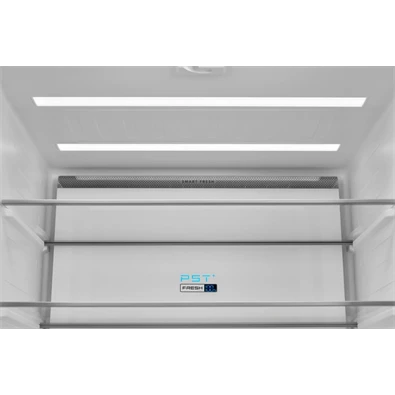Midea MDRM587BIE70 inox, négyajtós, Hűtő:276L, Fagyasztó:150L, No frost hűtőszekrény