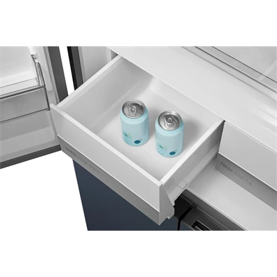Midea MDRM587BIE70 inox, négyajtós, Hűtő:276L, Fagyasztó:150L, No frost hűtőszekrény
