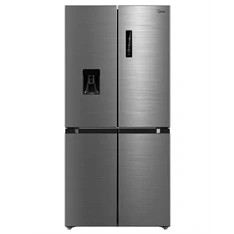 Midea MDRM632FGD46W inox, négyajtós, Hűtő:301L, Fagyasztó:169L, No frost hűtőszekrény