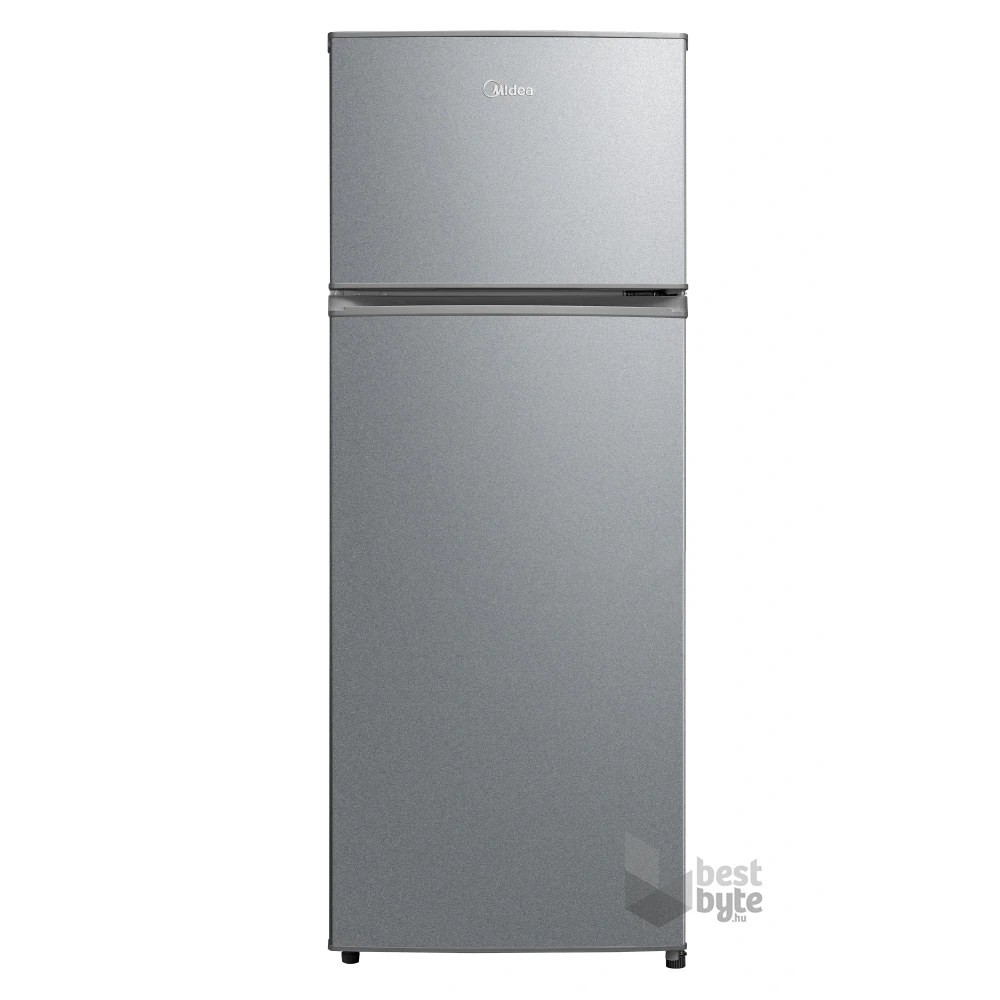 Midea MDRT294FGE50 ezüst, felülfagyasztós, Hűtő:163L, Fagyasztó:41L, hűtőszekrény