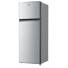 Midea MDRT294FGE50 ezüst, felülfagyasztós, Hűtő:163L, Fagyasztó:41L, hűtőszekrény