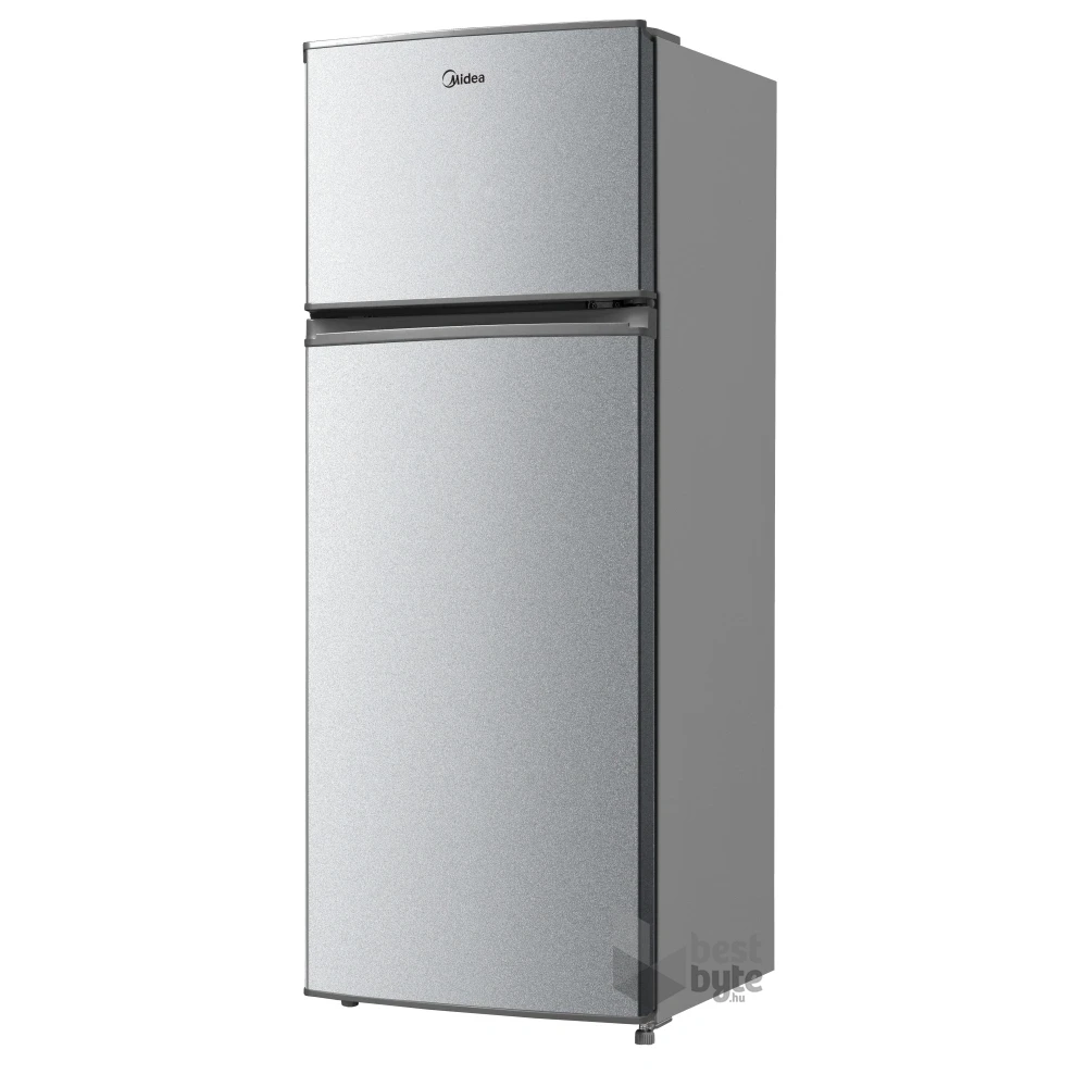 Midea MDRT294FGE50 ezüst, felülfagyasztós, Hűtő:163L, Fagyasztó:41L, hűtőszekrény