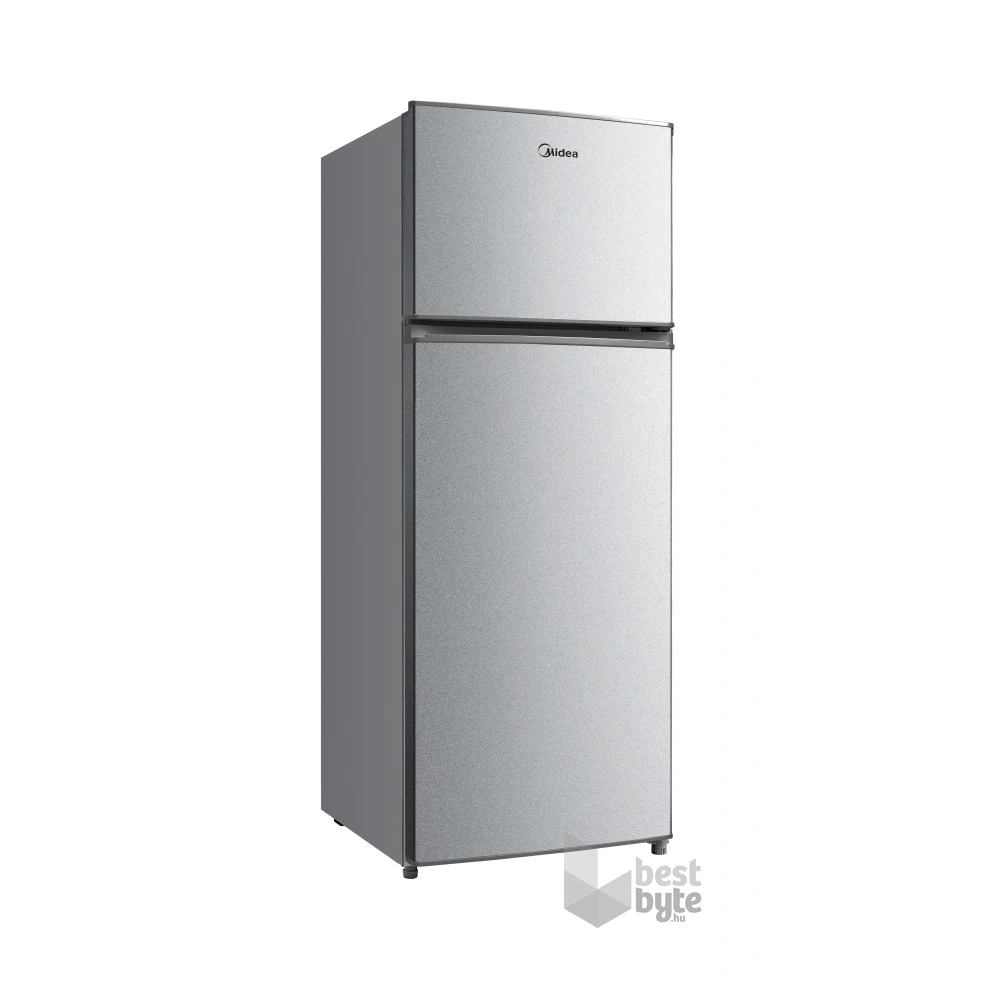 Midea MDRT294FGE50 ezüst, felülfagyasztós, Hűtő:163L, Fagyasztó:41L, hűtőszekrény