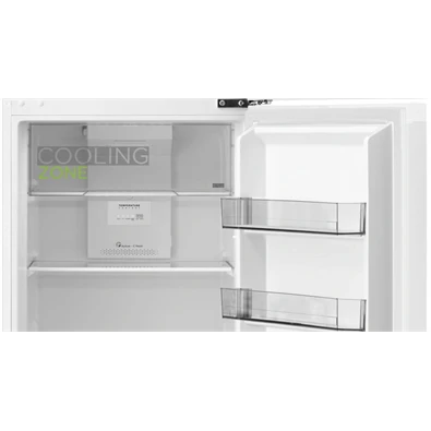 Midea MDRT385MTE01 fehér, felülfagyasztós, Hűtő:206L, Fagyasztó:60L, No frost hűtőszekrény
