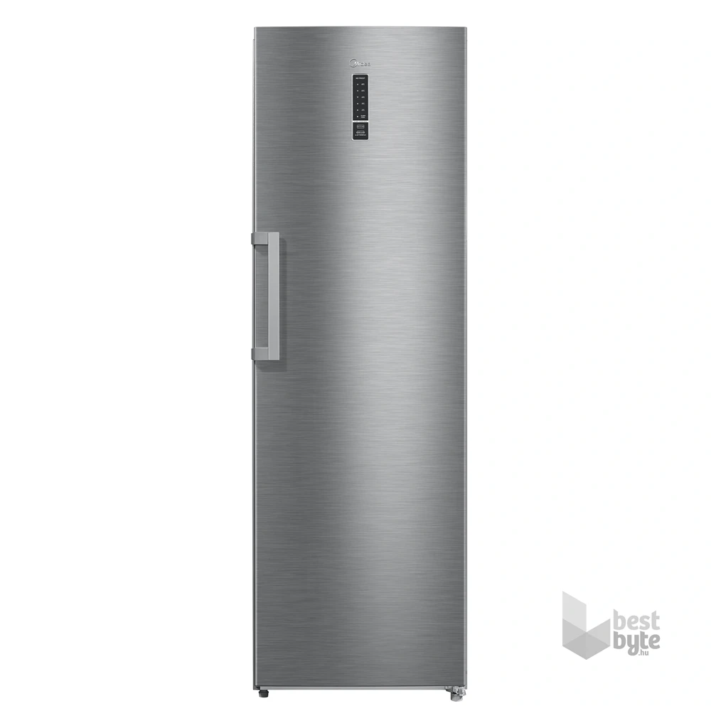 Midea MDRU502MTE46 inox, egyajtós, Hűtő:362L, No frost hűtőszekrény