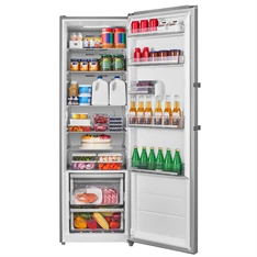 Midea MDRU502MTE46 inox, egyajtós, Hűtő:362L, No frost hűtőszekrény