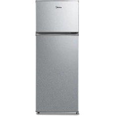 Midea MERT210FGE50 ezüst, felülfagyasztós, Hűtő:163L, Fagyasztó:41L, hűtőszekrény