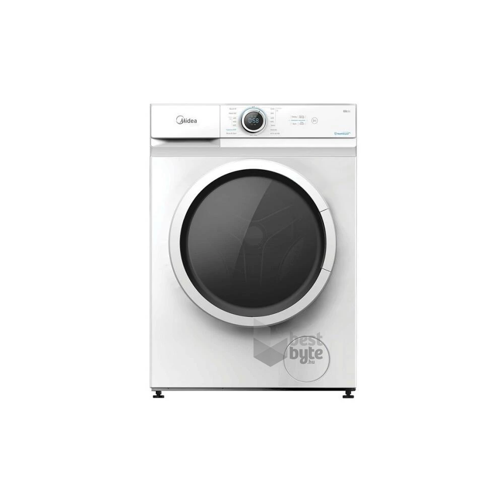 Midea MF100W60/W-HU fehér, elöltöltős, keskeny, max.1000ford., 6 kg, mosógép