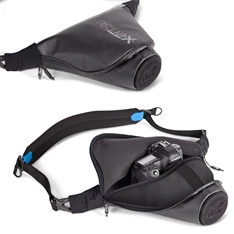 Miggö Agua Quickdraw Stormproof fekete-kék SLR Pro fényképezőgép táska