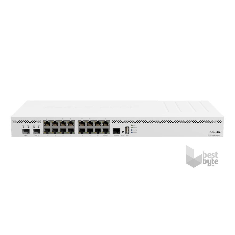 MikroTik CCR2004-16G-2S+ 16xGbE LAN 2x SFP+ port 19" Cloud Core Router