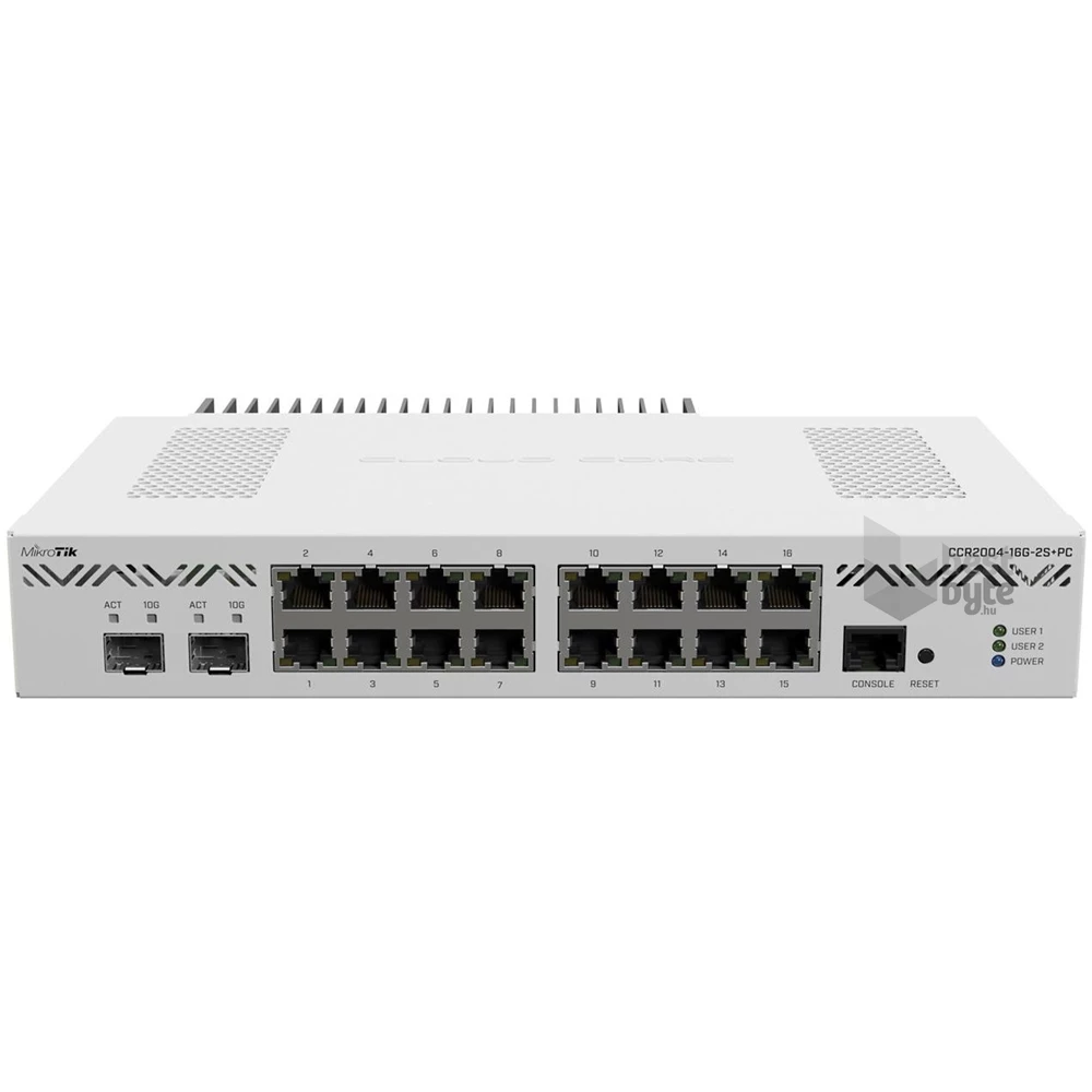 MikroTik CCR2004-16G-2S+PC 16xGbE LAN 2x SFP+ port Cloud Core router