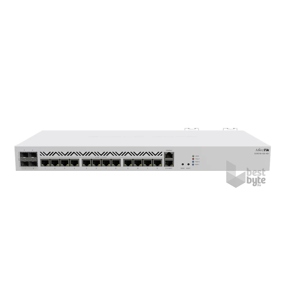 MikroTik CCR2116-12G-4S+ 13xGbE LAN 4xSFP+ port 19" Cloud Core Router