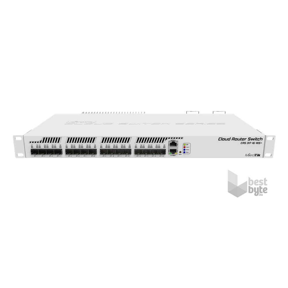 MikroTik CRS317-1G-16S+RM 1xGbE LAN, 16xSFP+, 19" Rackmount Cloud Router Switch