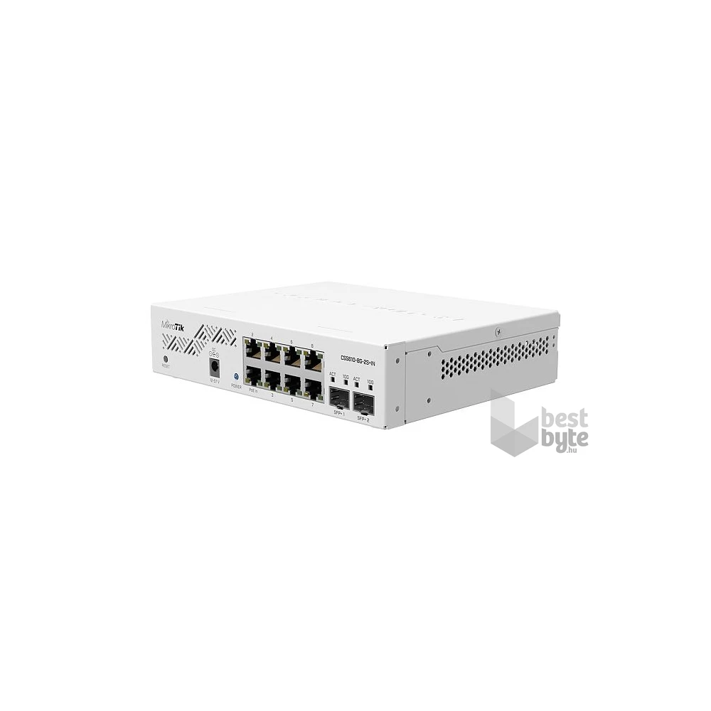 MikroTik CSS610-8G-2S+IN 8xGbE LAN 2xSFP+ port Cloud Smart Switch