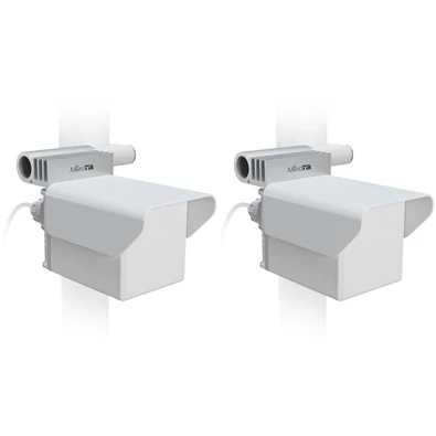 MikroTik CubeG-5ac60aypair Wireless Wire Cube Pro 60GHz pont-pont wireless antenna pár 5GHz backup rádióval