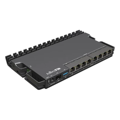 MikroTik RB5009UPR+S+IN 1x2.5GbE PoE LAN 7xGbE PoE LAN 1xSFP+ port Smart router