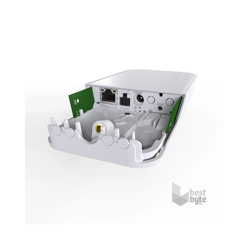 MikroTik RBwAPR-2nD kültéri WiFi access point LTE antennával, miniPCIe szlottal