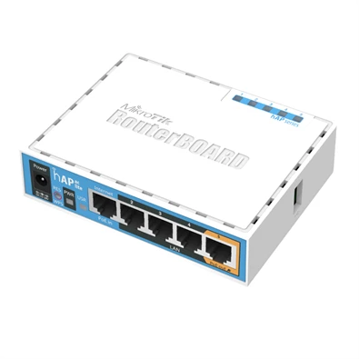 MikroTik hAP ac lite RB952Ui-5ac2nD L4 64Mb 5x FE LAN Dual-band Vezeték nélküli Router