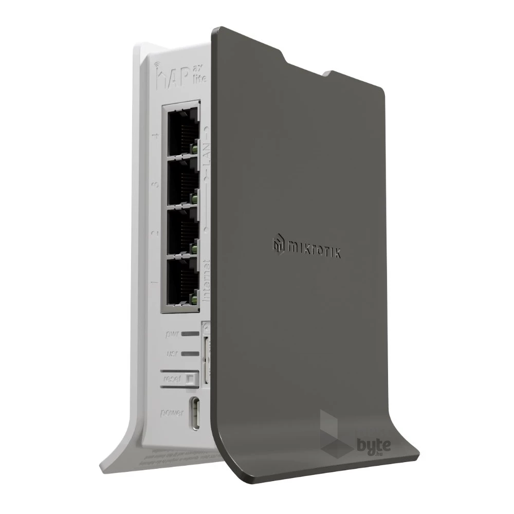 MikroTik hAP ax lite LTE6 L41G-2AXD&FG621-EA 4xGbE LAN 2,4GHz 802.11ax Wi-Fi 6 Vezeték nélküli LTE router