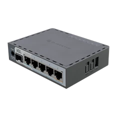 MikroTik hEX S (2025 verzió) E60iUGS L4 512MB 5xGbE LAN 1x2.5 GbE SFP port router