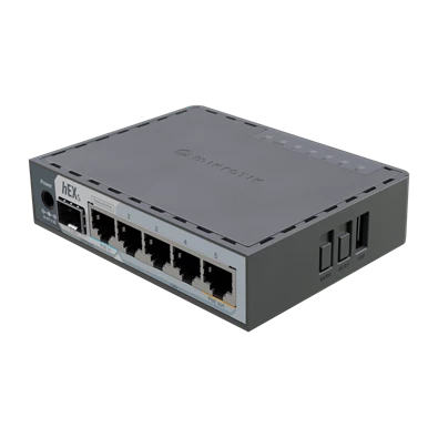 MikroTik hEX S (2025 verzió) E60iUGS L4 512MB 5xGbE LAN 1x2.5 GbE SFP port router