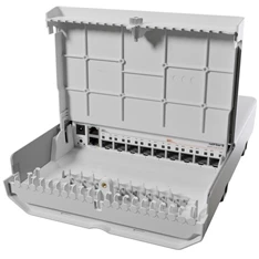 MikroTik netFiber 9 CRS310-1G-5S-4S+OUT 1xGbE LAN, 5xGbE SFP, 4x SFP+ port kültéri Cloud Router Switch