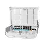 MikroTik netPower 15FR 16xFE LAN 2x SFP port kültéri switch