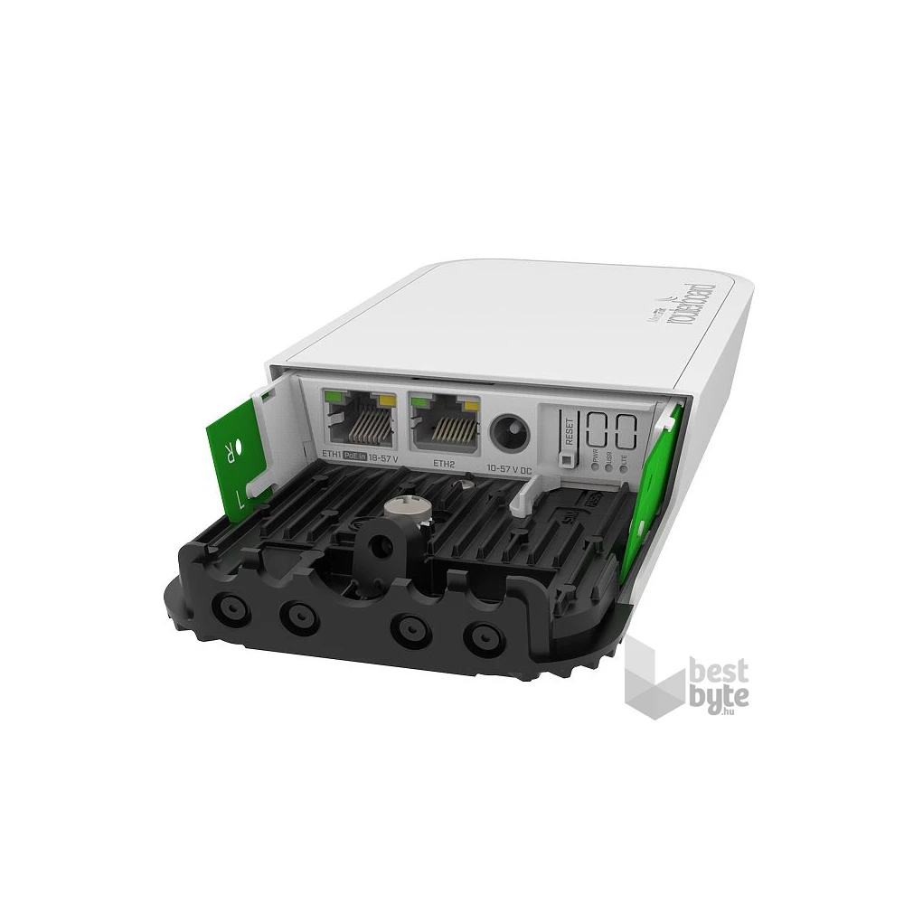 MikroTik wAP ac LTE6 kit 802.11ac 2xGbE LAN kültéri WiFi accesspoint, beépített LTE CAT6 modemmel