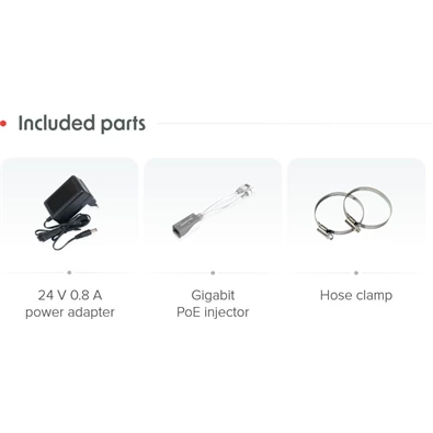 MikroTik ATL LTE18 kit 4x4 MIMO 1xGbE LAN port 1x microSIM foglalat beépített LTE18 modem LTE antenna