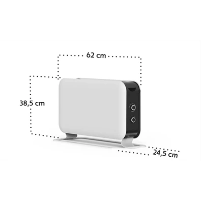 Mill CO2200MECMAX Instant Max 2200W mechanikus mobil konvektor