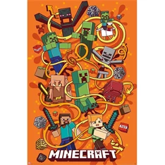 Minecraft "Swirls" 91,5x61 cm poszter