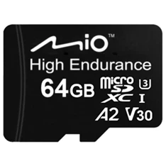 Mio 64GB SD micro High Endurance (MicroSDXC V30) memóriakártya