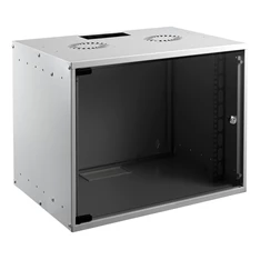 Mirsan Rack SOHO 19" 7U 400mm mély fali rack szekrény