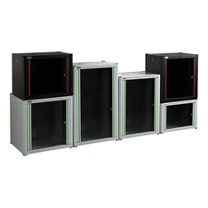 Mirsan Rack WTN 19" 7U 560mm mély fali rack szekrény