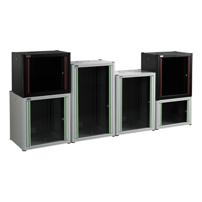 Mirsan Rack WTN 19" 7U 560mm mély fali rack szekrény