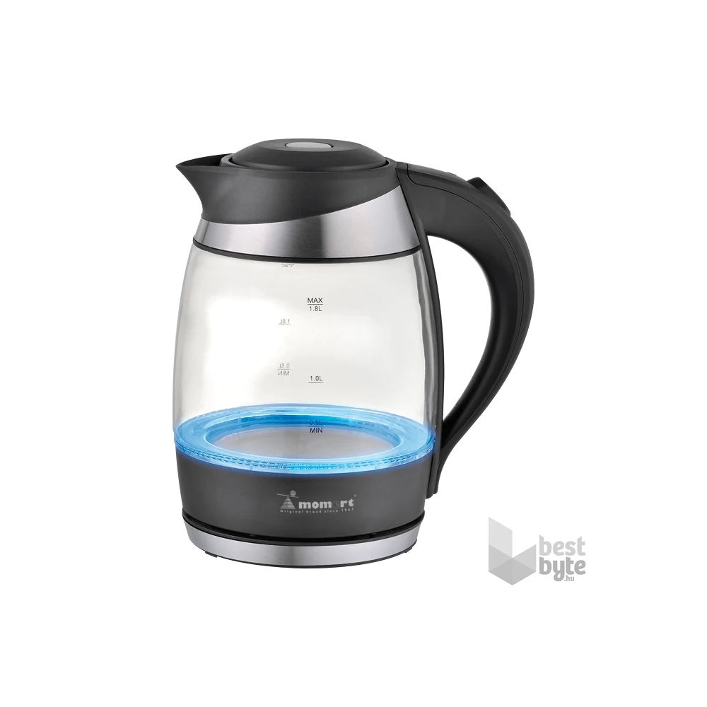 Momert 1852 1,8l üveg vízforraló