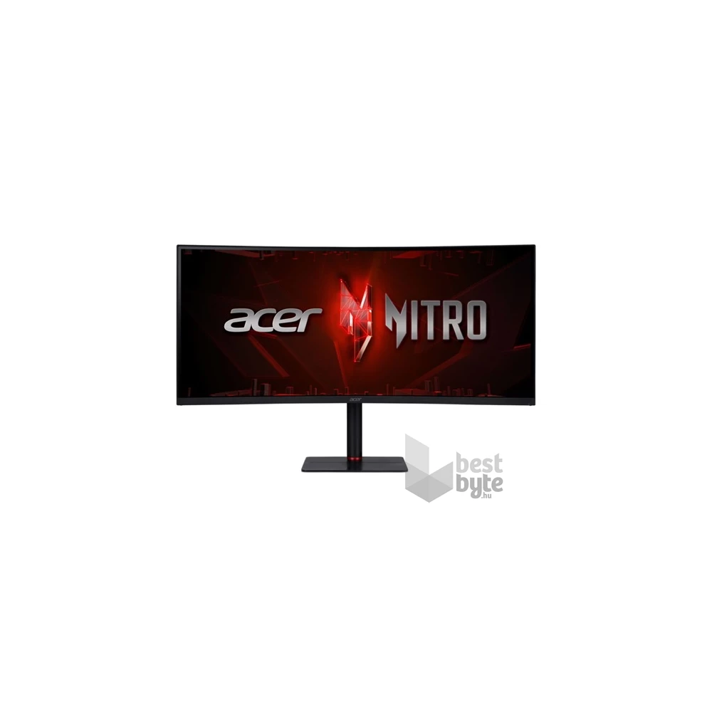 Acer 34" Nitro XV345CURVbmiphuzfx ZeroFrame WQHD VA 165Hz DP/HDMI/USB gamer monitor