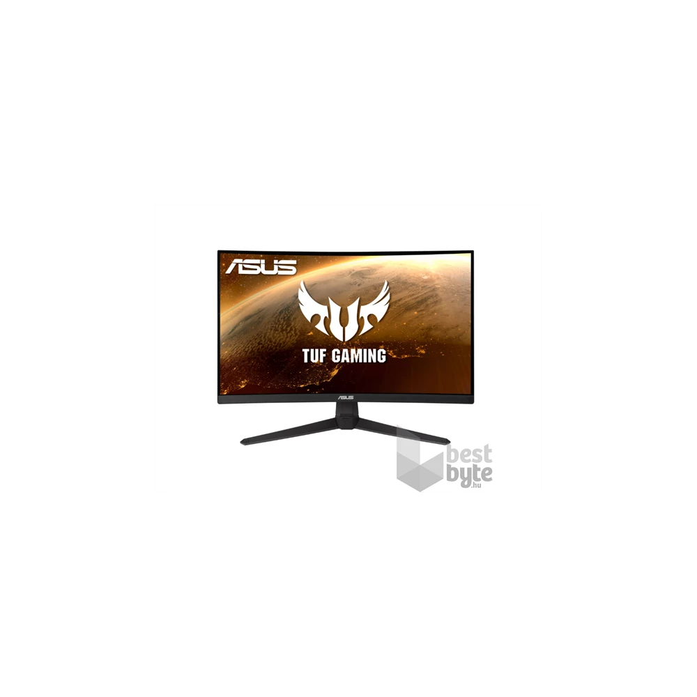 Asus 23,8" TUF Gaming VG24VQ1B FHD VA 165Hz DP/HDMI LED ívelt gamer monitor