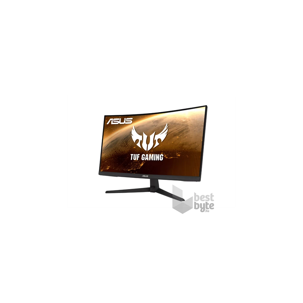 Asus 23,8" TUF Gaming VG24VQ1B FHD VA 165Hz DP/HDMI LED ívelt gamer monitor