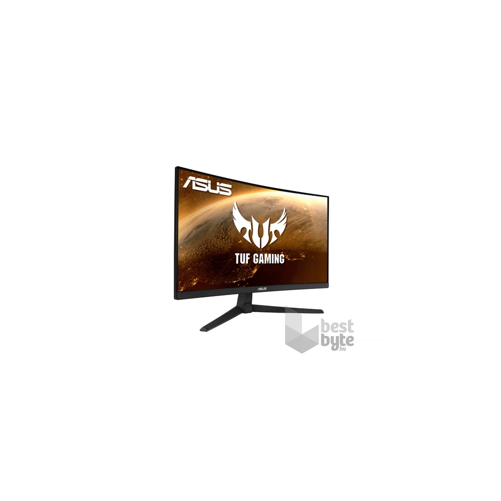 Asus 23,8" TUF Gaming VG24VQ1B FHD VA 165Hz DP/HDMI LED ívelt gamer monitor