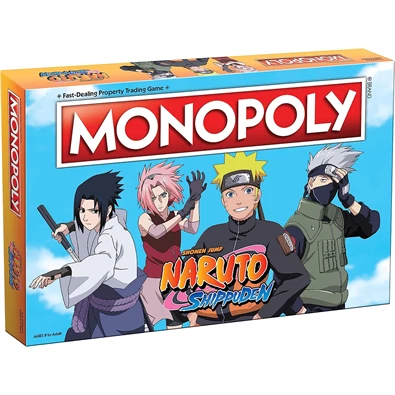 Monopoly - Naruto - angol nyelvű társasjáték