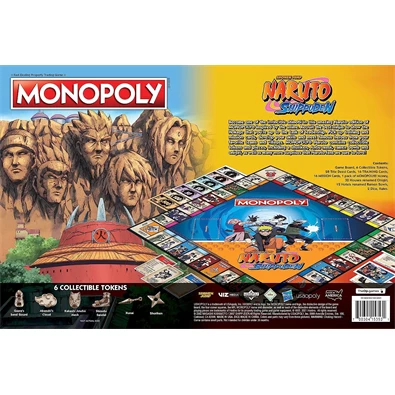 Monopoly - Naruto - angol nyelvű társasjáték