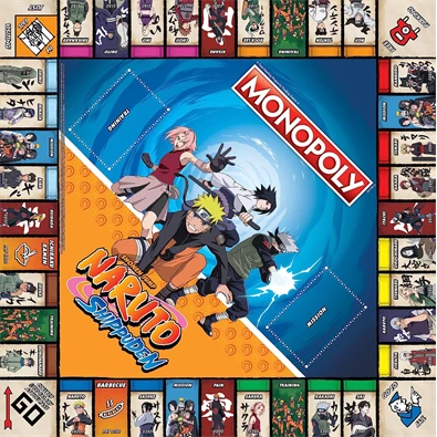 Monopoly - Naruto - angol nyelvű társasjáték