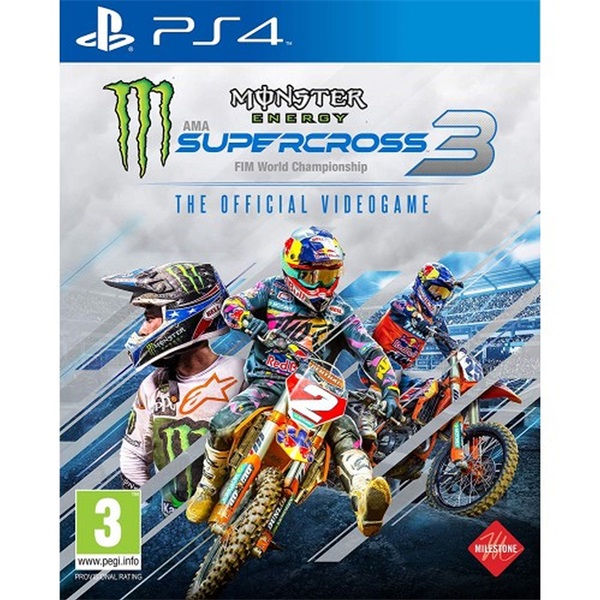 Milestone Monster Energy Supercross 3 PS4 játékszoftver