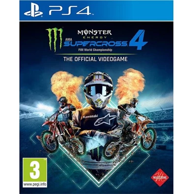 Monster Energy Supercross 4 PS4 játékszoftver