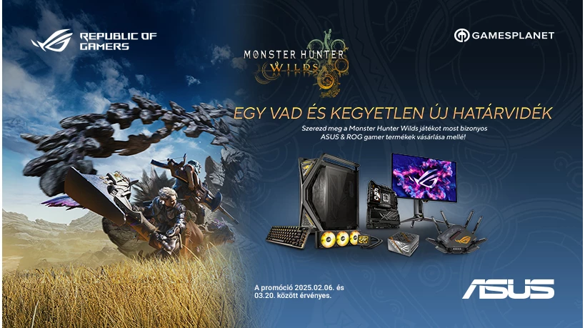 Monster Hunter Wilds x Asus ROG promóció