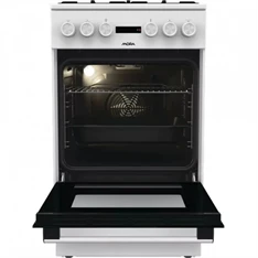 Mora K4255CW fehér, szabadonálló, gáz, kombinált, főzőzóna:4, sütőtér:70L, tűzhely